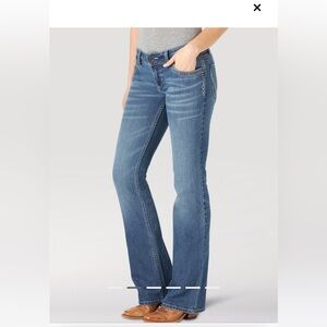 Womens low rise bootcut jeans